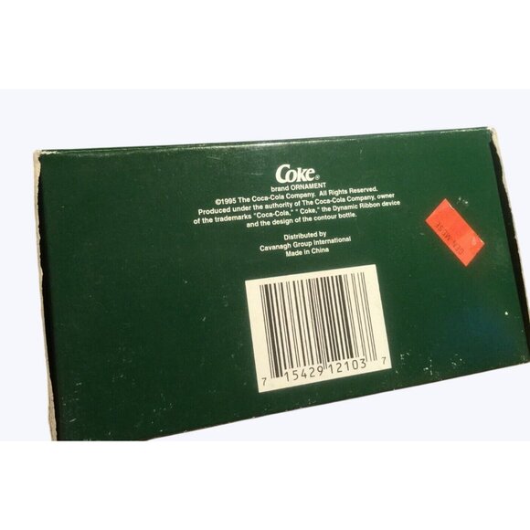 Coca-Cola Skating Polar Bear Ornament 1995 Collectible - Picture 6 of 7